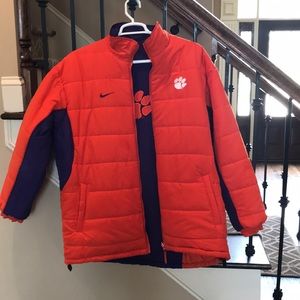 Reversible Clemson Nike Puffer Jacket 